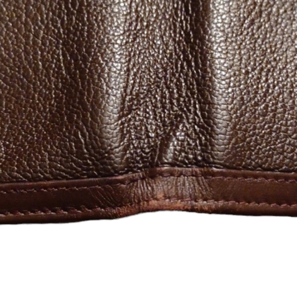 ⚜️BVLGARI DARK BROWN DOPPIO TONDO LEATHER BI-FOLD WALLET - Picture 12 of 15